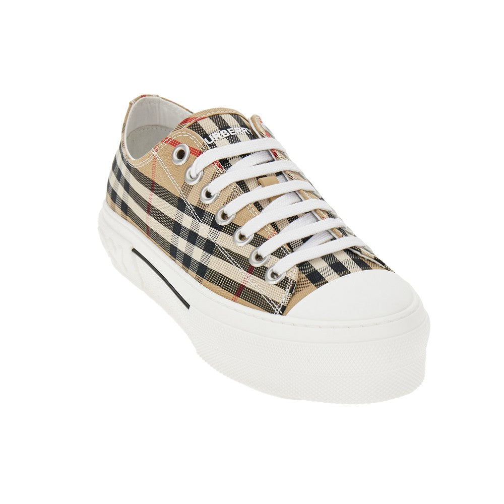 Burberry Men Check Cotton Sneakers BURBERRY