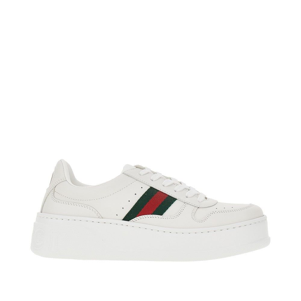 Gucci Women Oversized Sole Leather Sneakers GUCCI