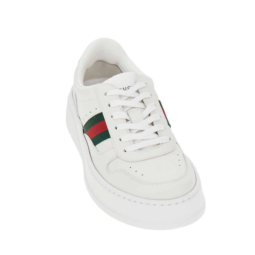 Gucci Women Oversized Sole Leather Sneakers GUCCI