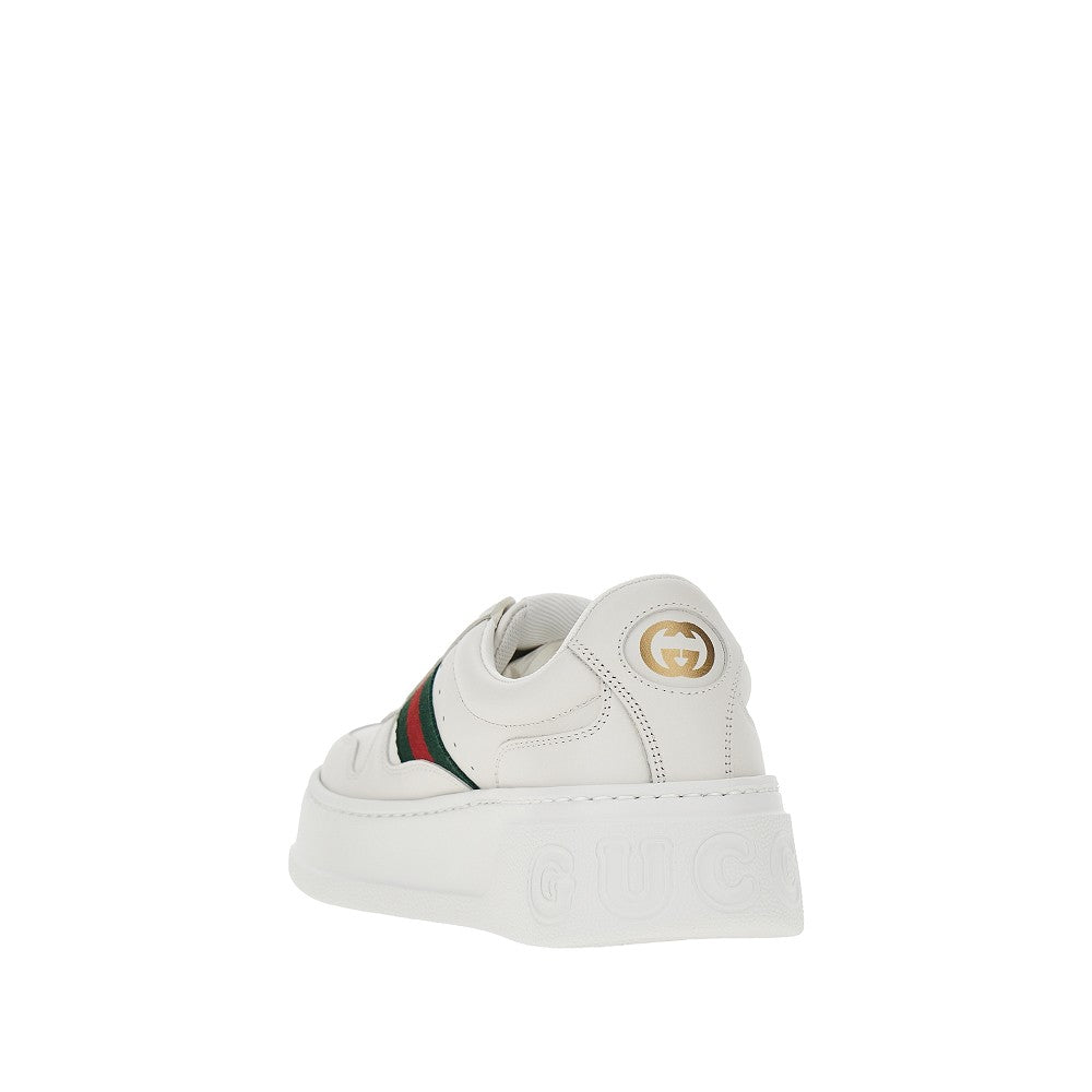 Gucci Women Oversized Sole Leather Sneakers GUCCI