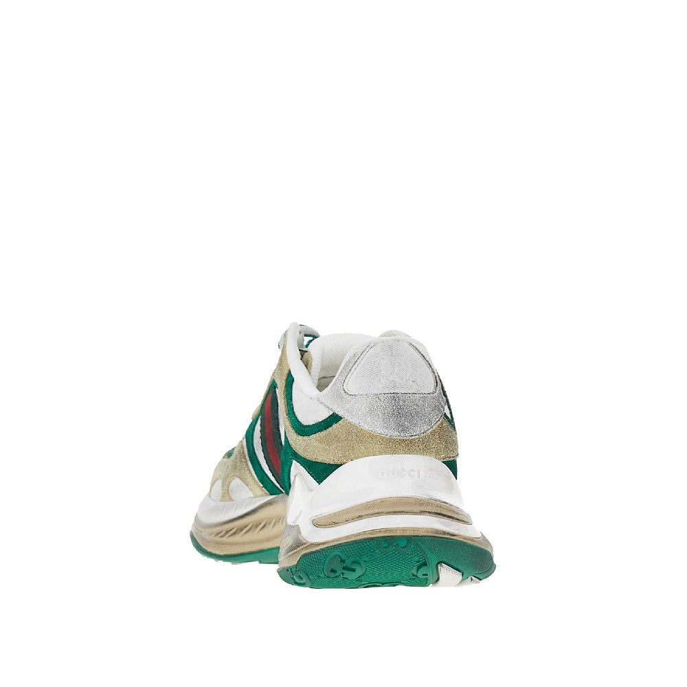 Gucci Men Gg Fabric And Suede Gucci 2.0 Sneakers GUCCI