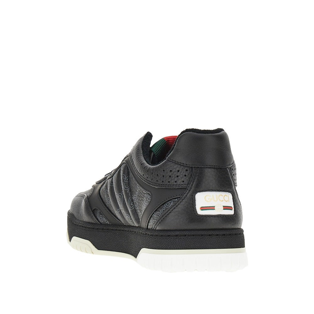 Gucci Men 'Gucci Re-Web' Leather Sneakers GUCCI