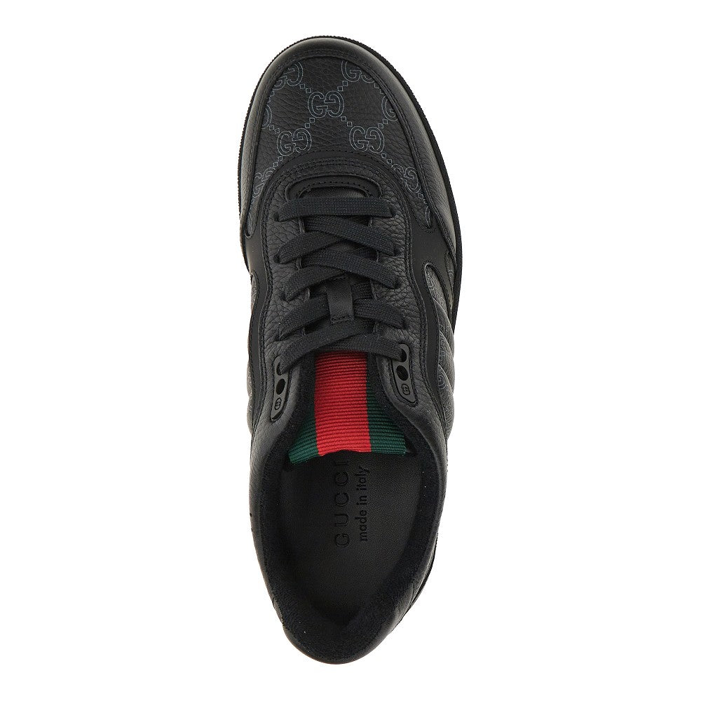 Gucci Men 'Gucci Re-Web' Leather Sneakers GUCCI