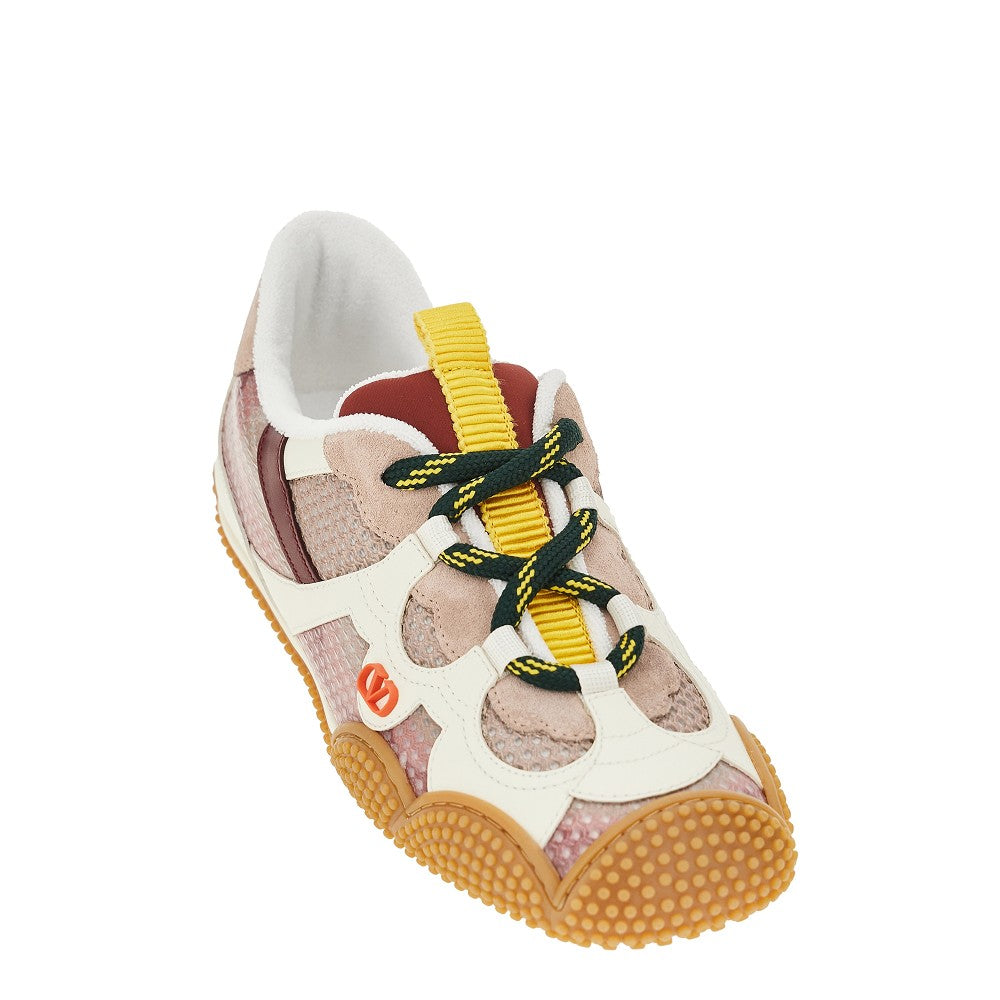 Valentino Garavani Women 'Amphibia' Fabric And Leather Sneakers VALENTINO GARAVANI