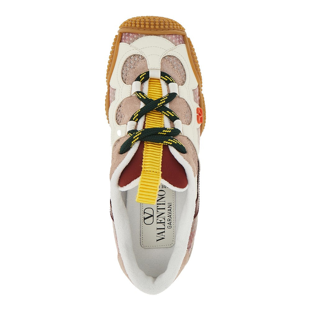 Valentino Garavani Women 'Amphibia' Fabric And Leather Sneakers VALENTINO GARAVANI