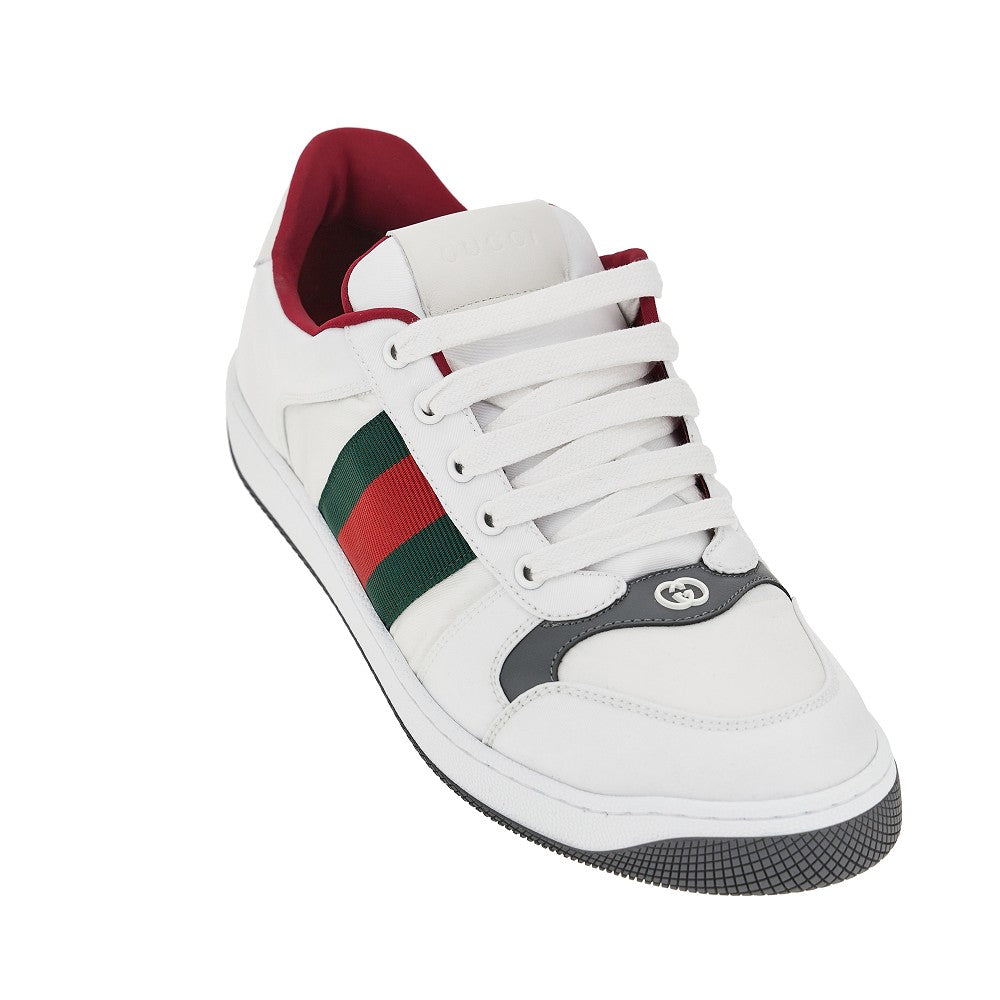 Gucci Men 'Screener' Sneakers With Web Ribbon Detail GUCCI