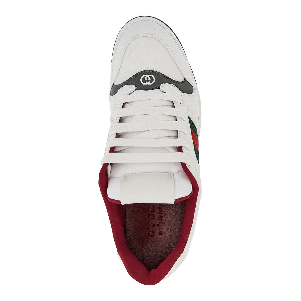 Gucci Men 'Screener' Sneakers With Web Ribbon Detail GUCCI