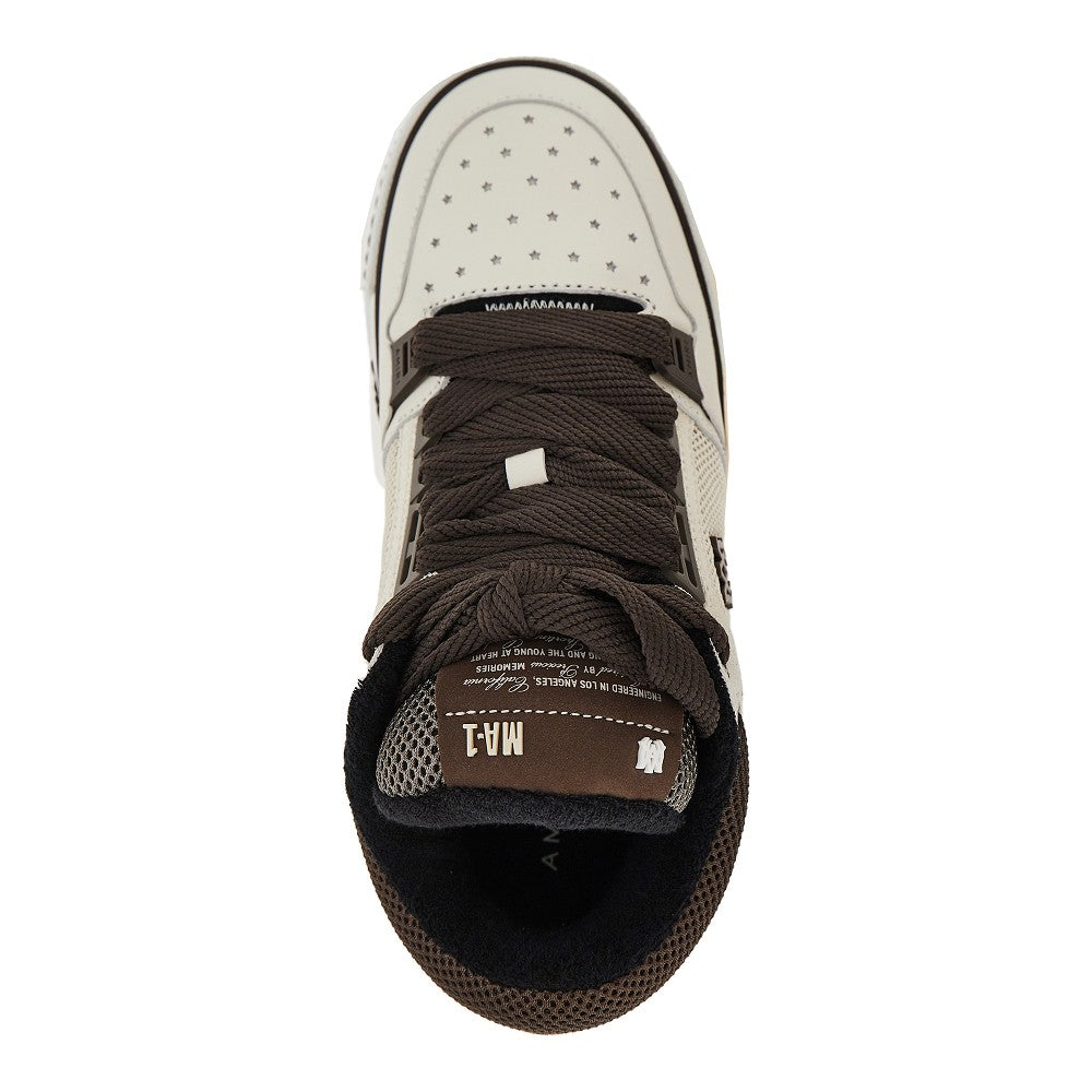 Amiri Men Leather And Mesh Ma-1 Sneakers AMIRI