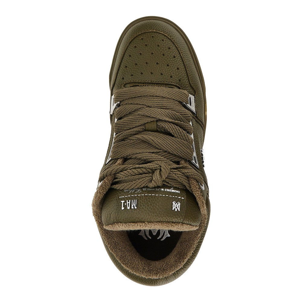 Amiri Men Chrome Ma-1 Leather Sneakers AMIRI