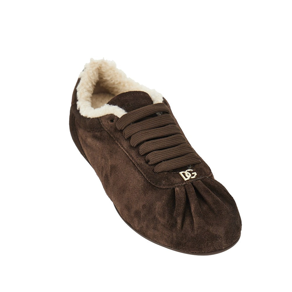 Dolce&Gabbana Women 'Ballet' Suede Leather Sneakers DOLCE & GABBANA