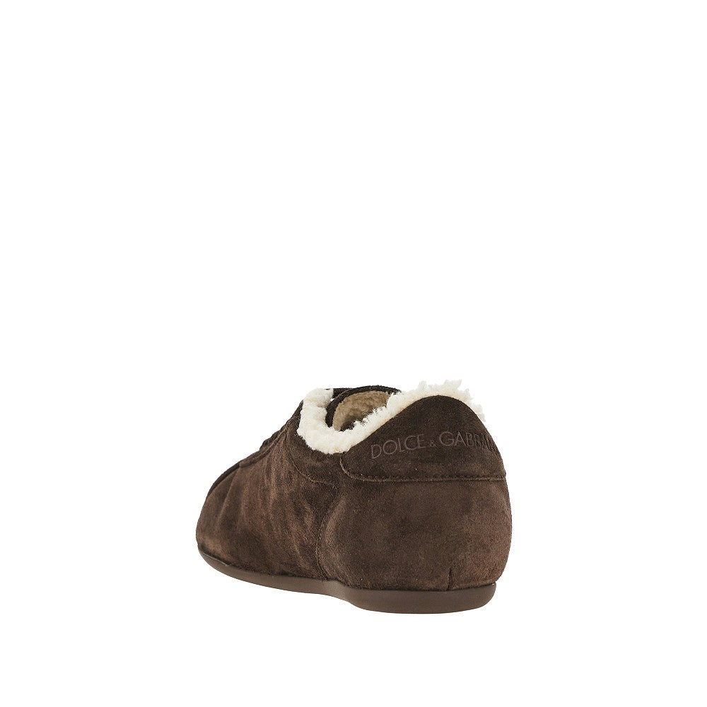Dolce&Gabbana Women 'Ballet' Suede Leather Sneakers DOLCE & GABBANA