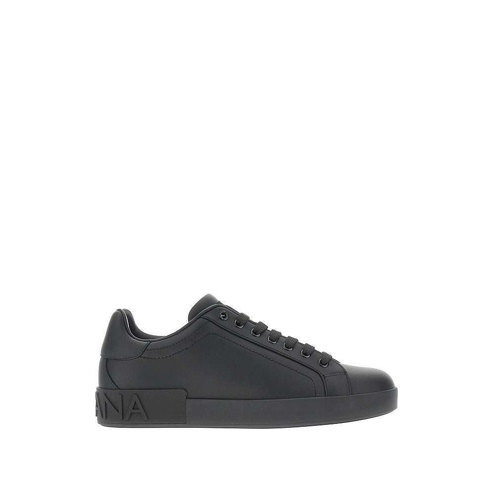 Dolce&Gabbana Men 'Portofino' Leather Sneakers DOLCE & GABBANA