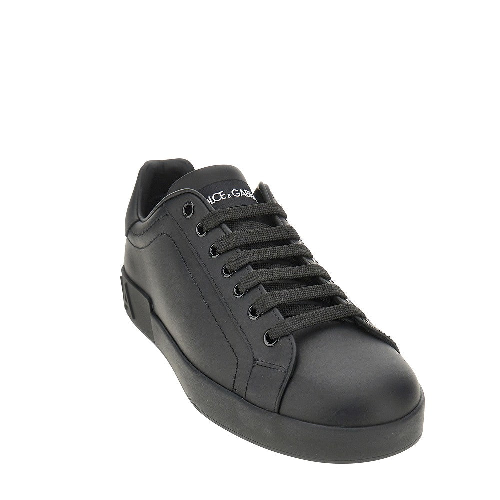 Dolce&Gabbana Men 'Portofino' Leather Sneakers DOLCE & GABBANA
