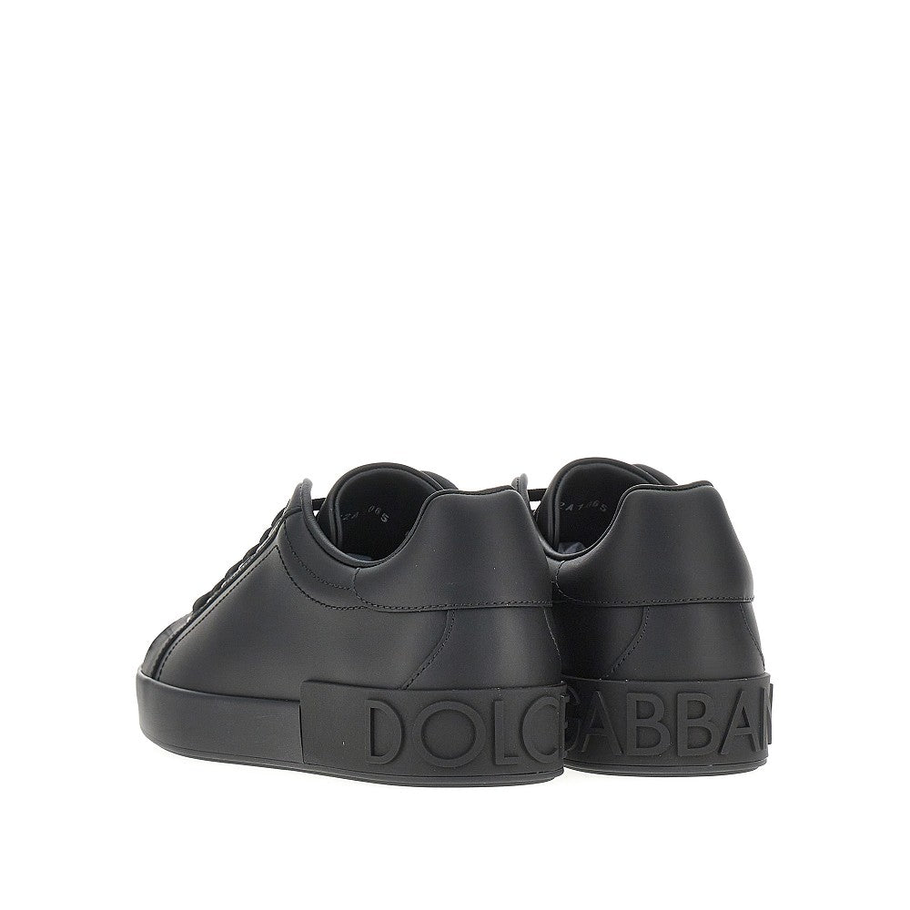 Dolce&Gabbana Men 'Portofino' Leather Sneakers DOLCE & GABBANA