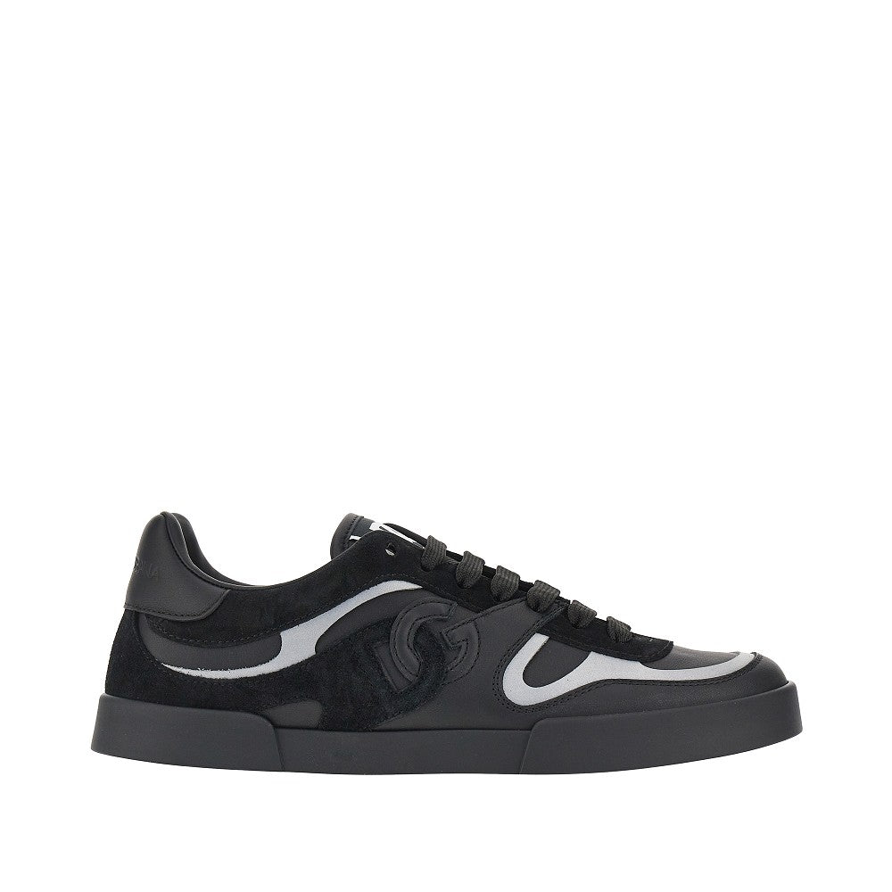 Dolce&Gabbana Men 'Portofino' Leather Sneakers DOLCE & GABBANA