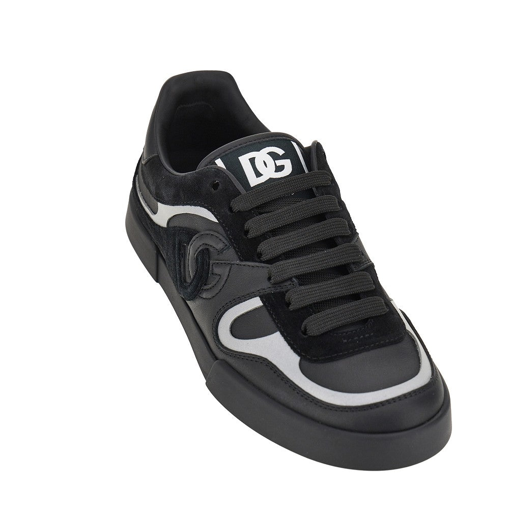 Dolce&Gabbana Men 'Portofino' Leather Sneakers DOLCE & GABBANA