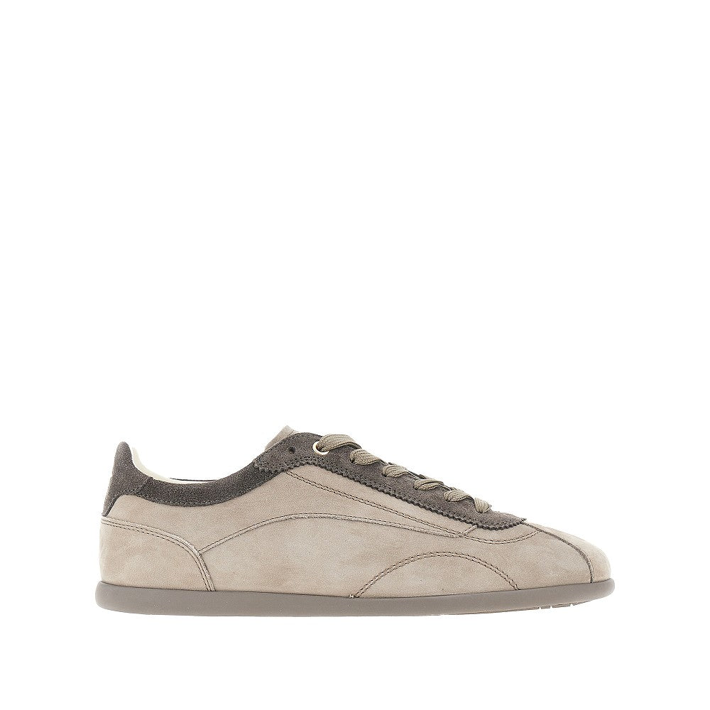 Brunello Cucinelli Men Nubuck Leather Slim Sneakers BRUNELLO CUCINELLI