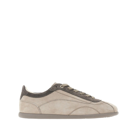 Brunello Cucinelli Men Nubuck Leather Slim Sneakers BRUNELLO CUCINELLI