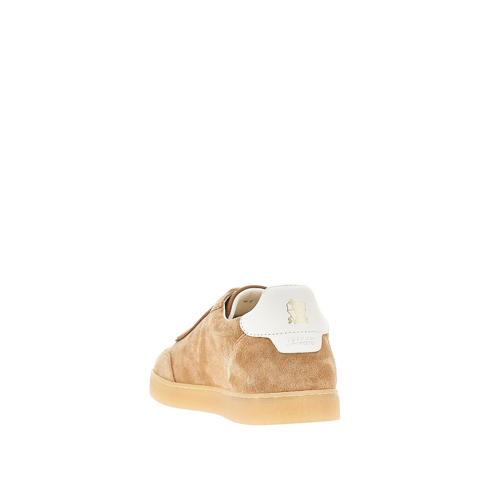 Brunello Cucinelli Men Suede Leather Sneakers BRUNELLO CUCINELLI
