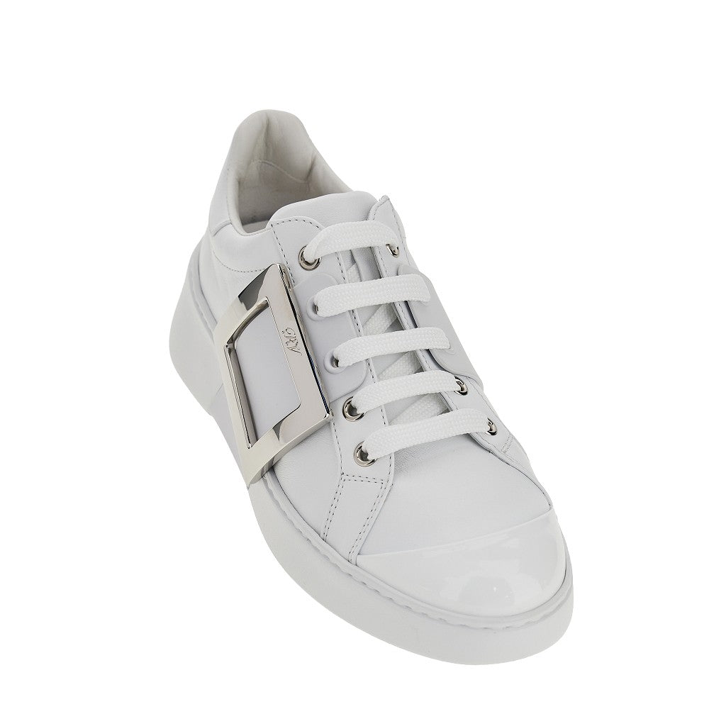Roger Vivier Women Viv' Skate Leather Sneakers ROGER VIVIER