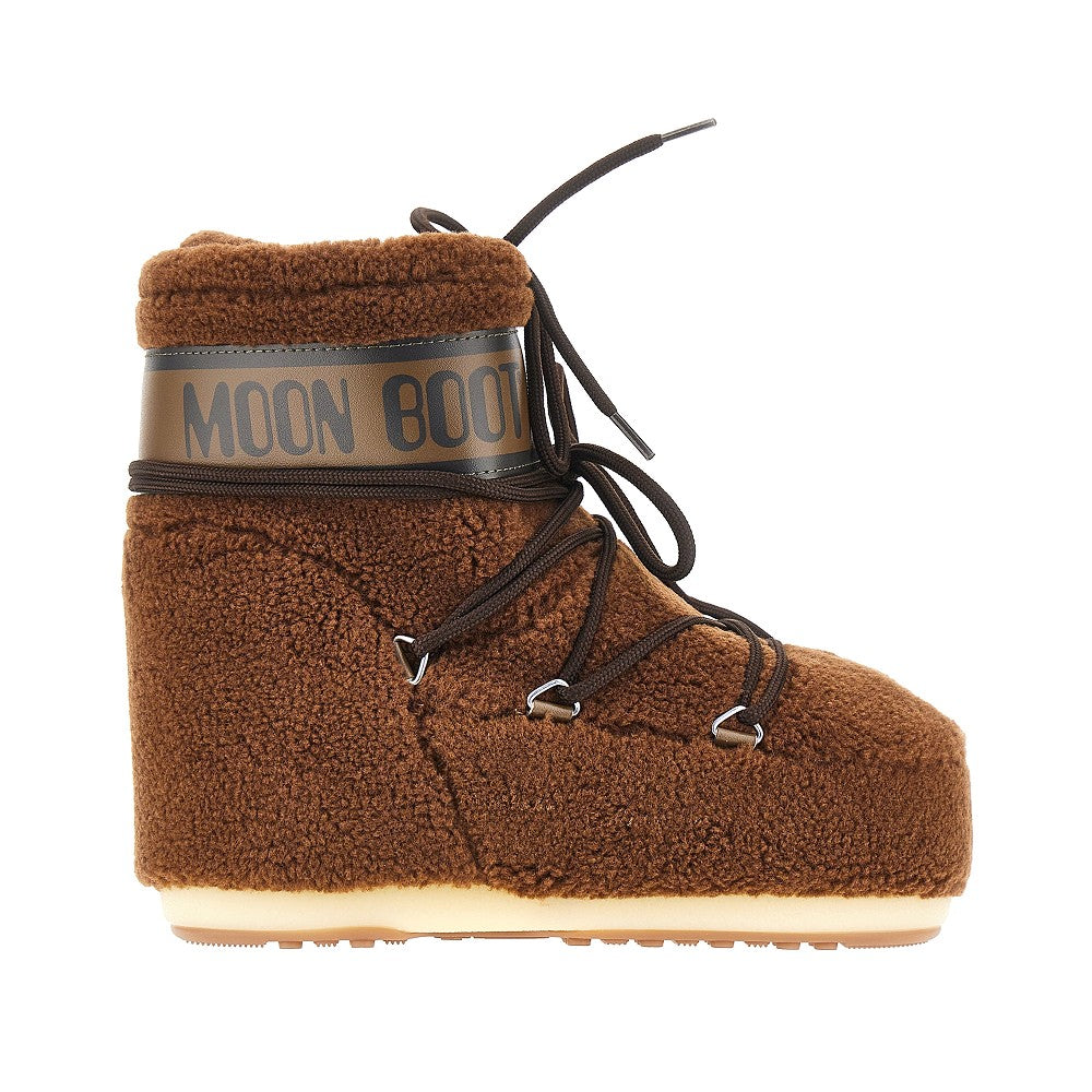 Moon Boot Women 'Icon Low Glance' Teddy Boots MOON BOOT