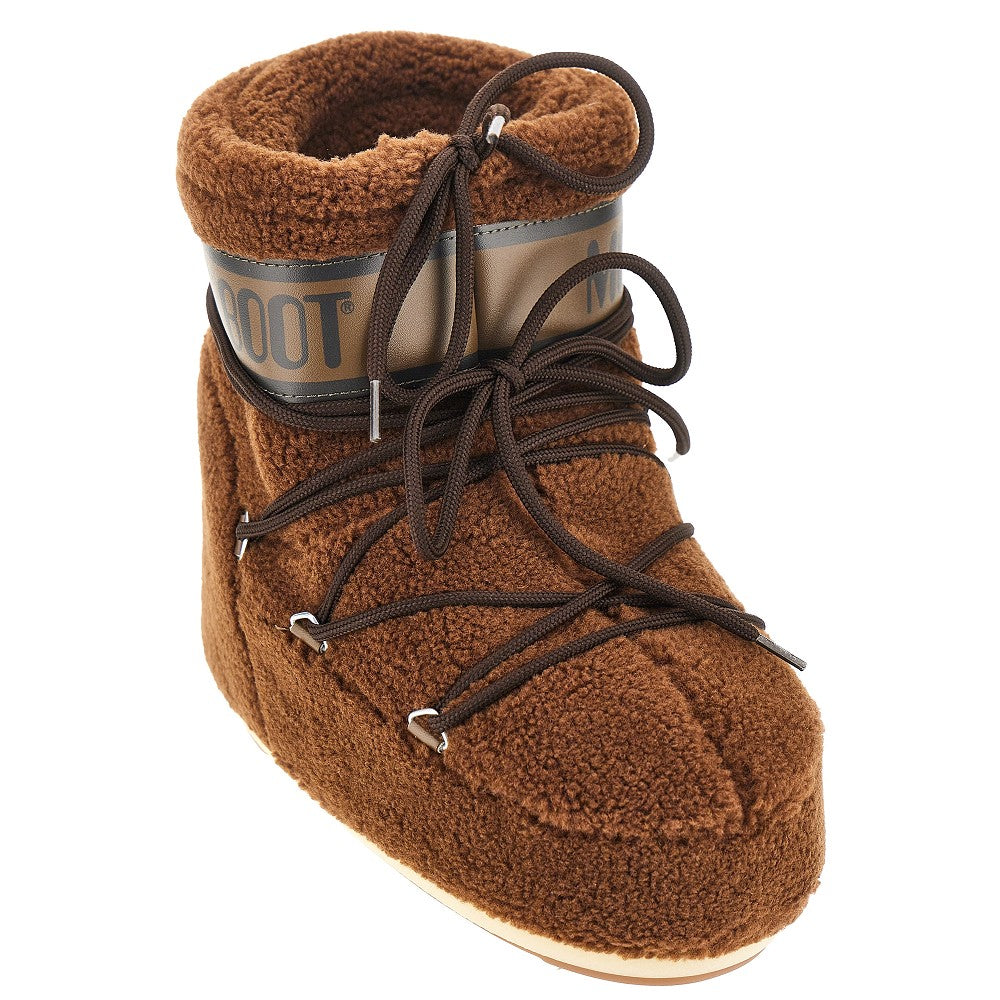 Moon Boot Women 'Icon Low Glance' Teddy Boots MOON BOOT