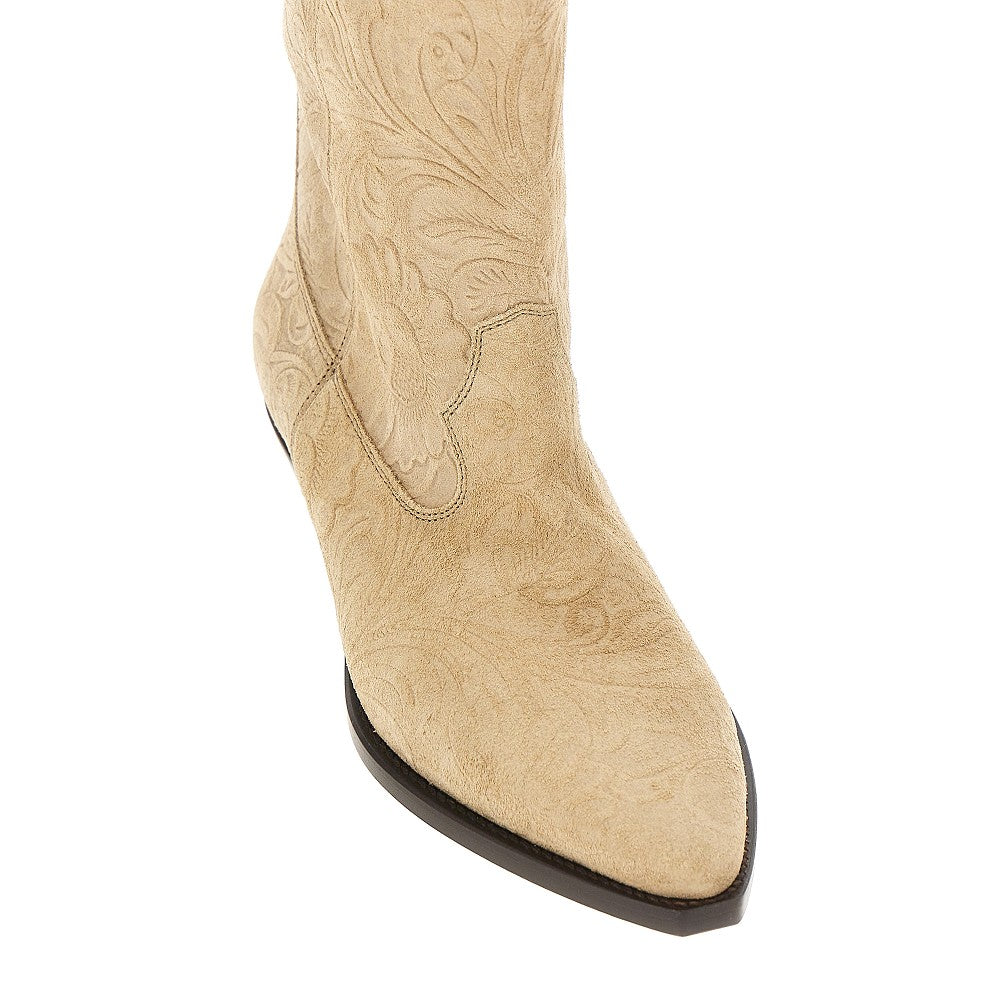 Isabel Marant Women Suede Leather 'Duerto' Texan Boots ISABEL MARANT