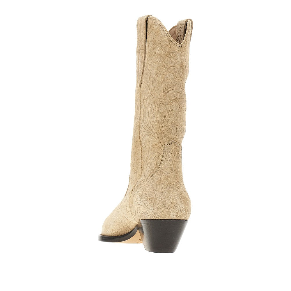 Isabel Marant Women Suede Leather 'Duerto' Texan Boots ISABEL MARANT