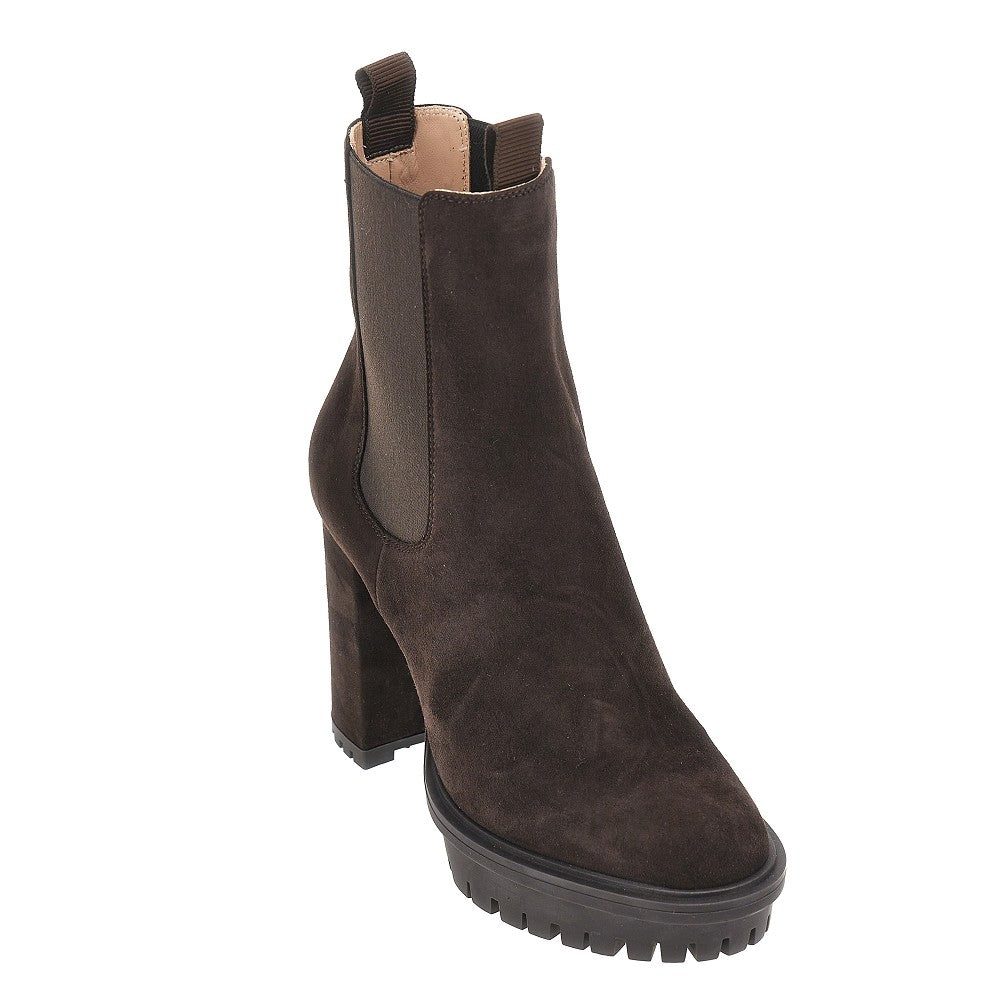 Gianvito Rossi Women 'Barry' Suede Leather Booties GIANVITO ROSSI
