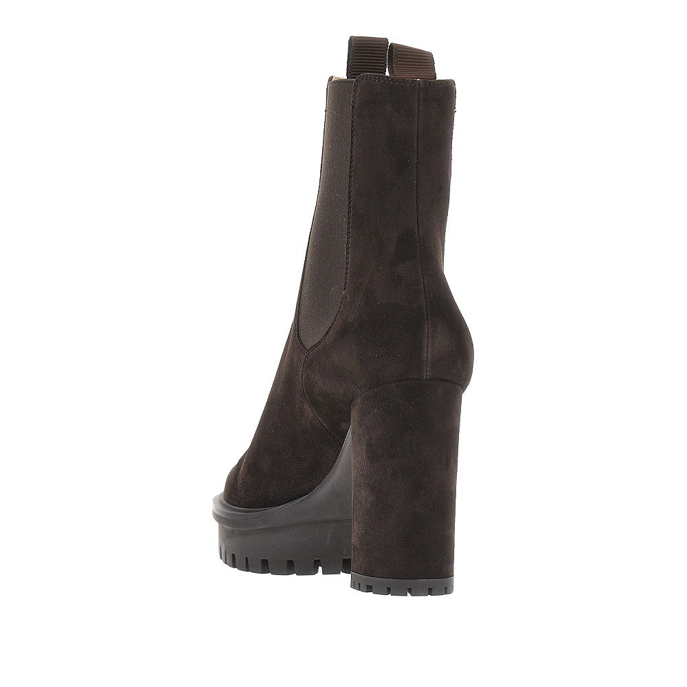 Gianvito Rossi Women 'Barry' Suede Leather Booties GIANVITO ROSSI