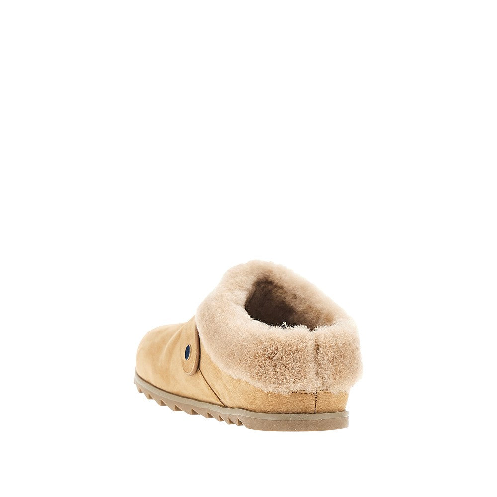 Roger Vivier Women Suede Leather Slidy Viv' Mules ROGER VIVIER