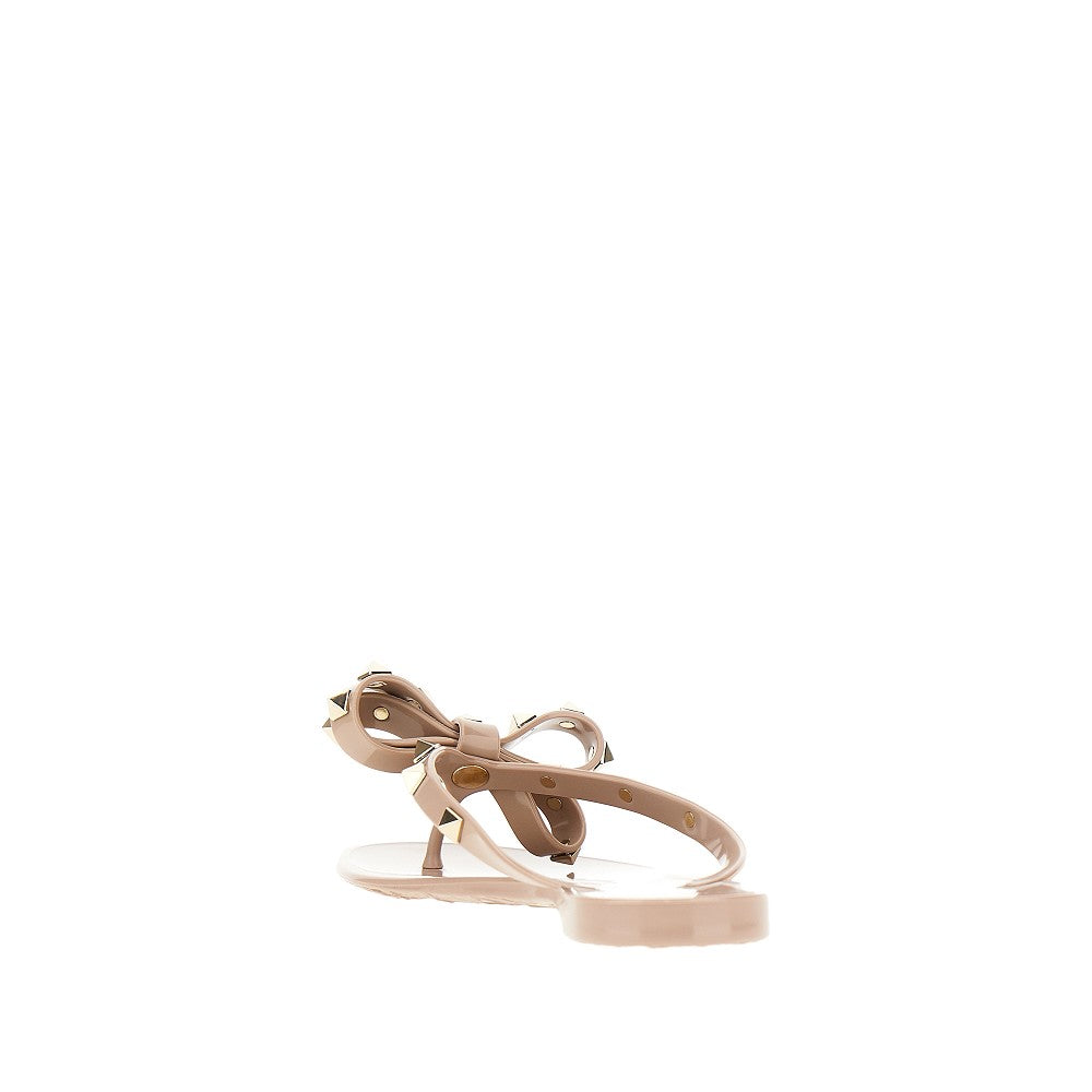 Valentino Garavani Women 'Rockstud' Rubber Thong Slides VALENTINO GARAVANI