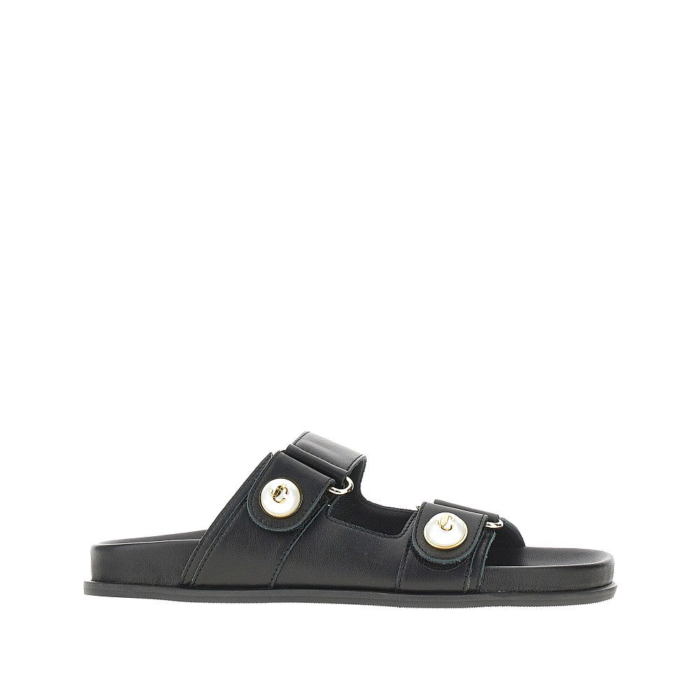 Jimmy Choo Women 'Fayence' Leather Double-Strap Sandals JIMMY CHOO