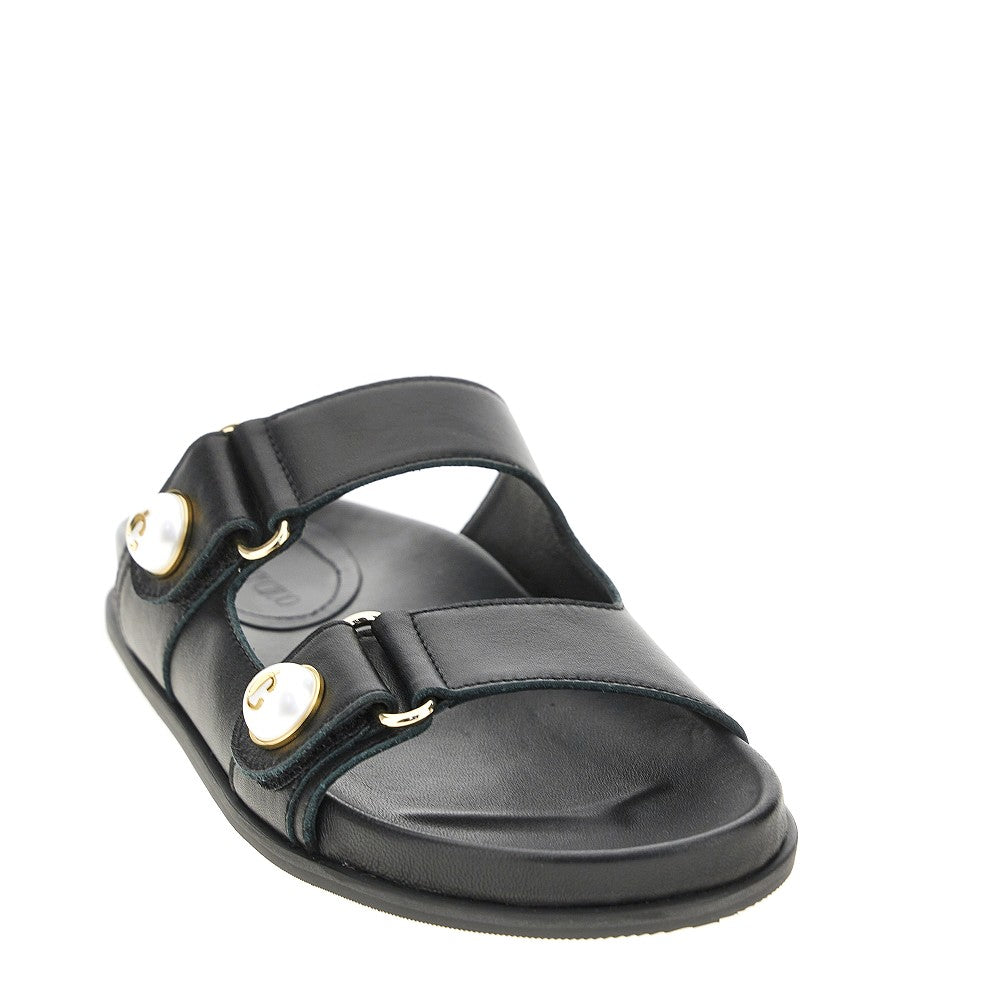 Jimmy Choo Women 'Fayence' Leather Double-Strap Sandals JIMMY CHOO