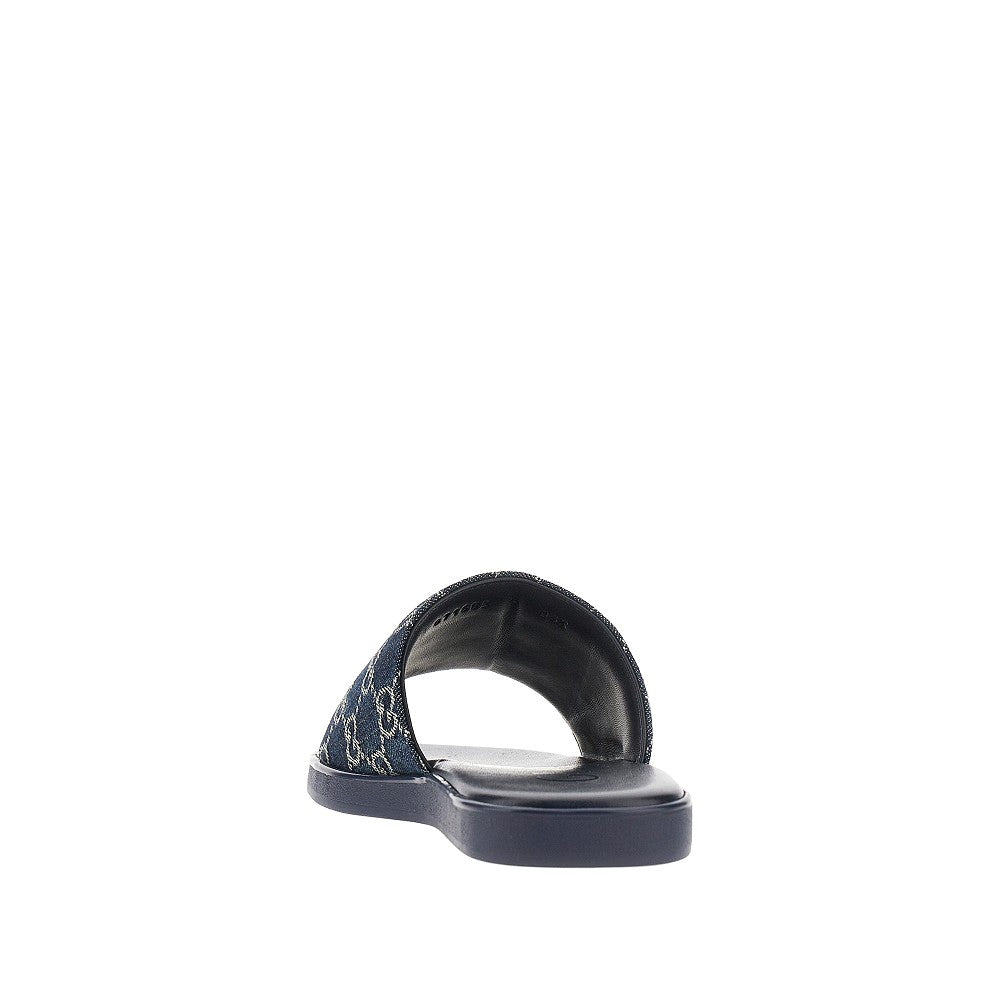 Gucci Men Gg Denim Slides GUCCI