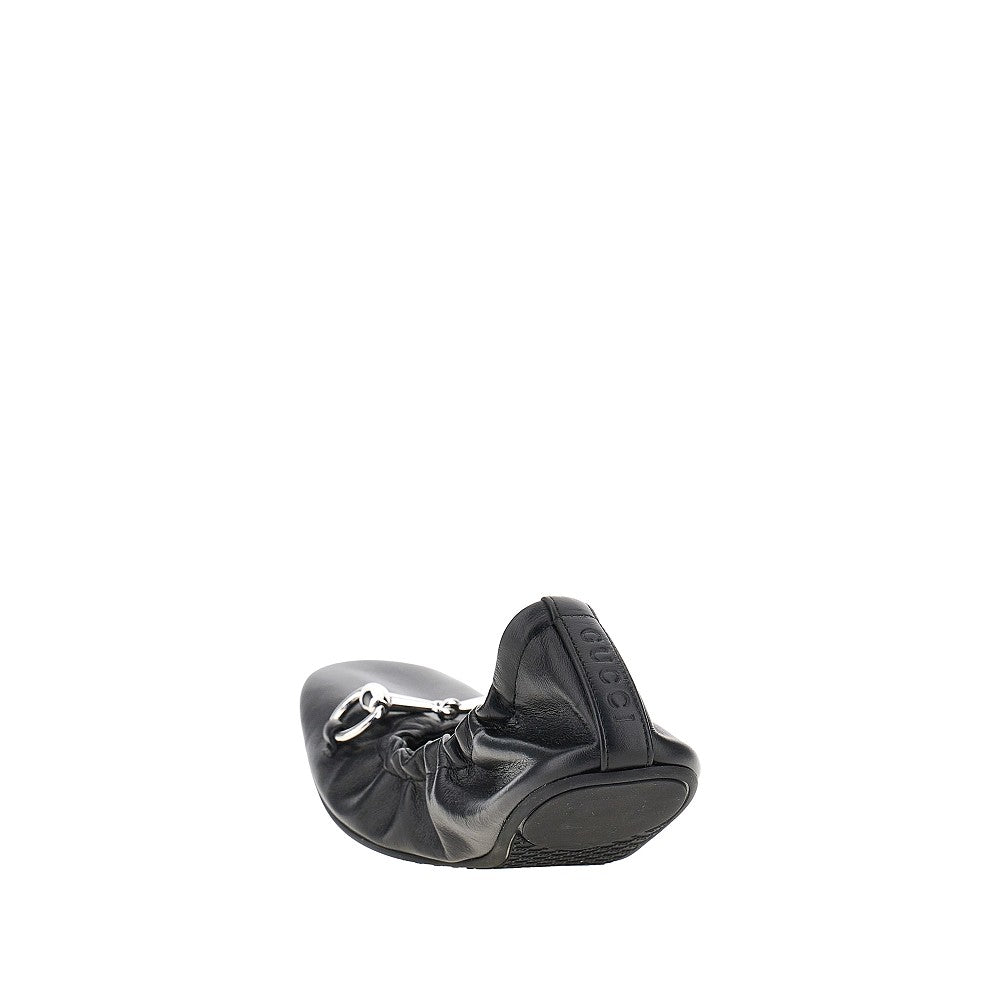 Gucci Women 'Prima' Leather Ballerinas With Horsebit GUCCI