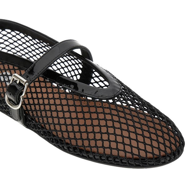 Alaia Women Fishnet Ballerina Flats ALAIA