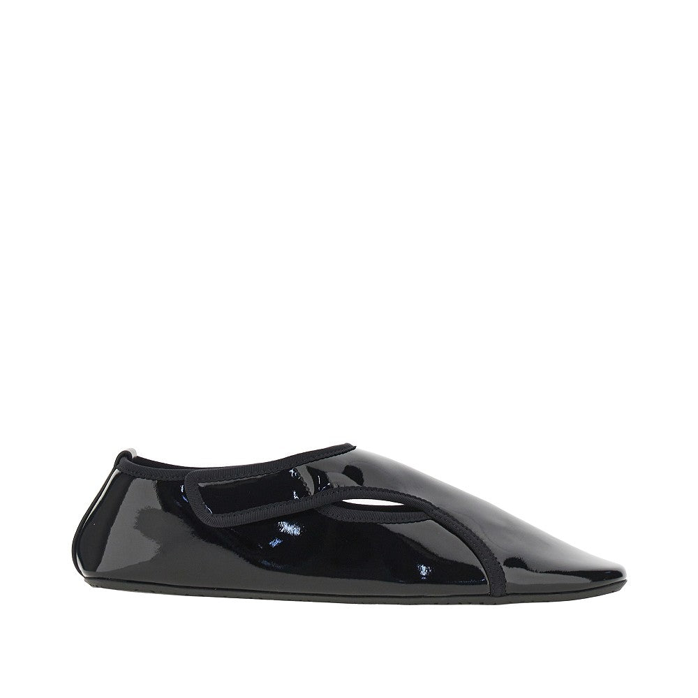 Alaia Women Patent Leather Flex Slippers ALAIA
