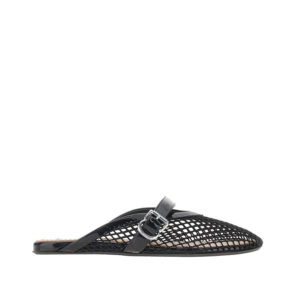Alaia Women Net Flat Mules ALAIA