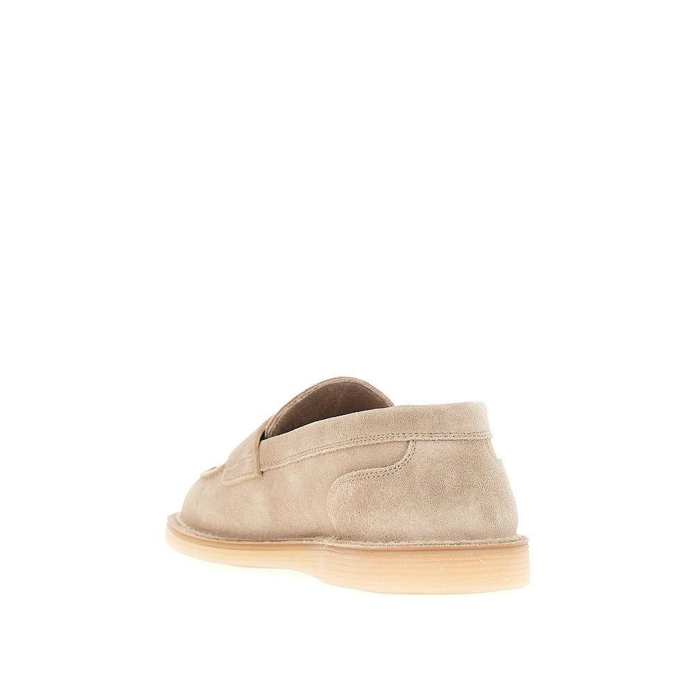 Dolce&Gabbana Women Suede Leather Loafers With Dg Logo DOLCE & GABBANA