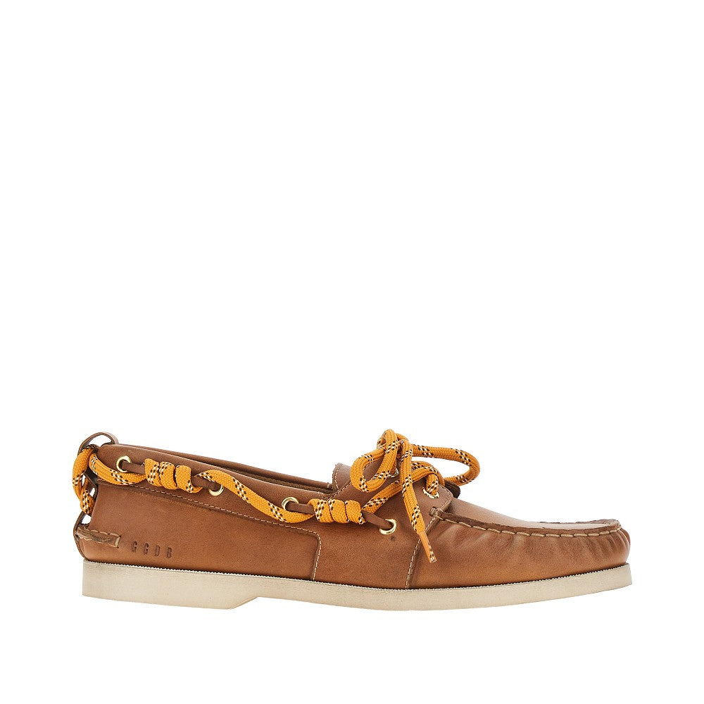 Golden Goose Men Leather Boat Shoes GOLDEN GOOSE