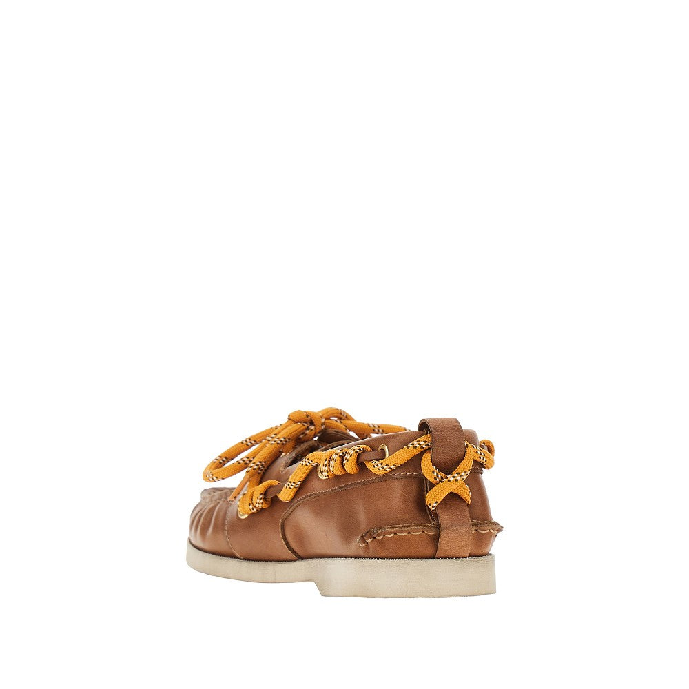 Golden Goose Men Leather Boat Shoes GOLDEN GOOSE