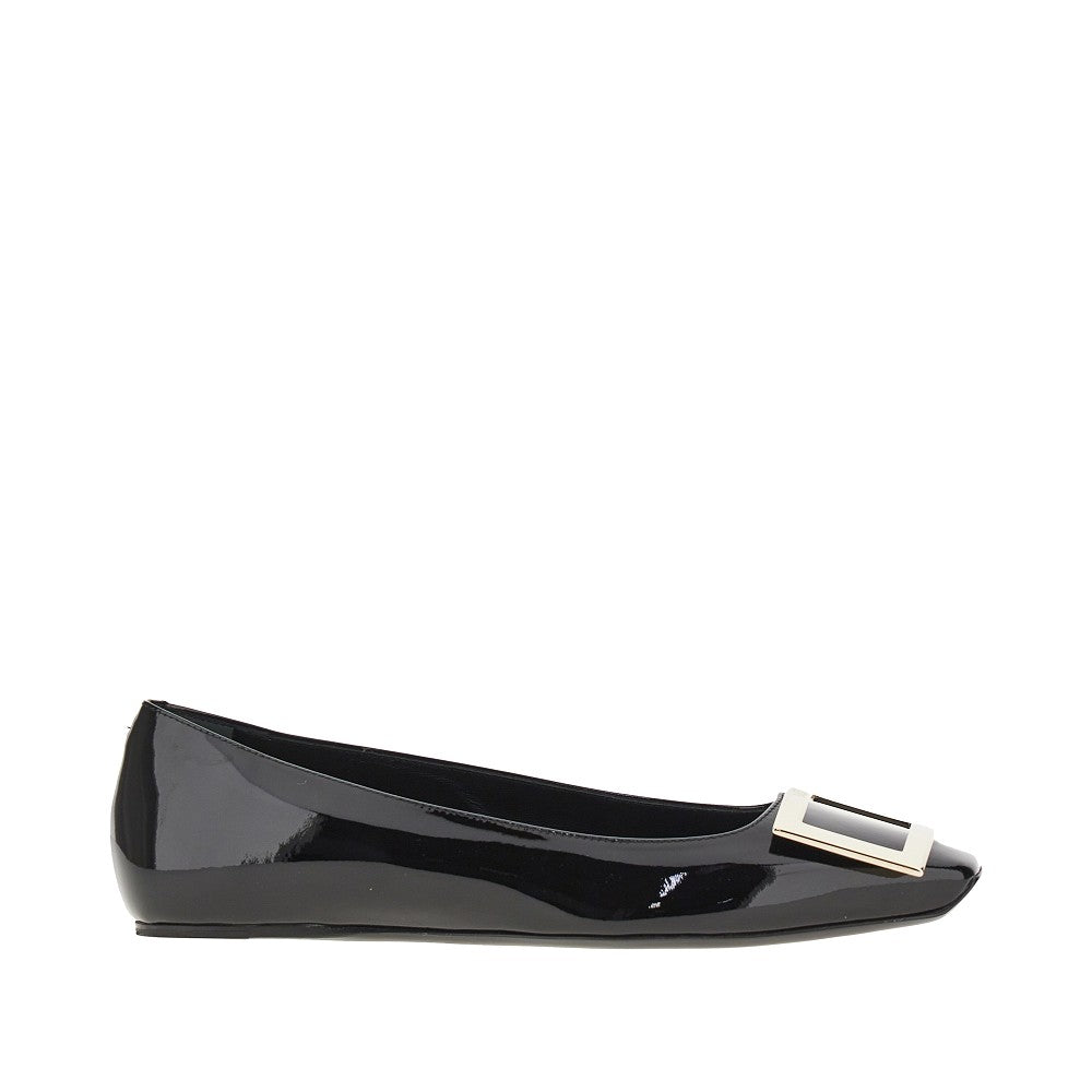 Roger Vivier Women 'Trompette' Patent Leather Ballet Flats ROGER VIVIER