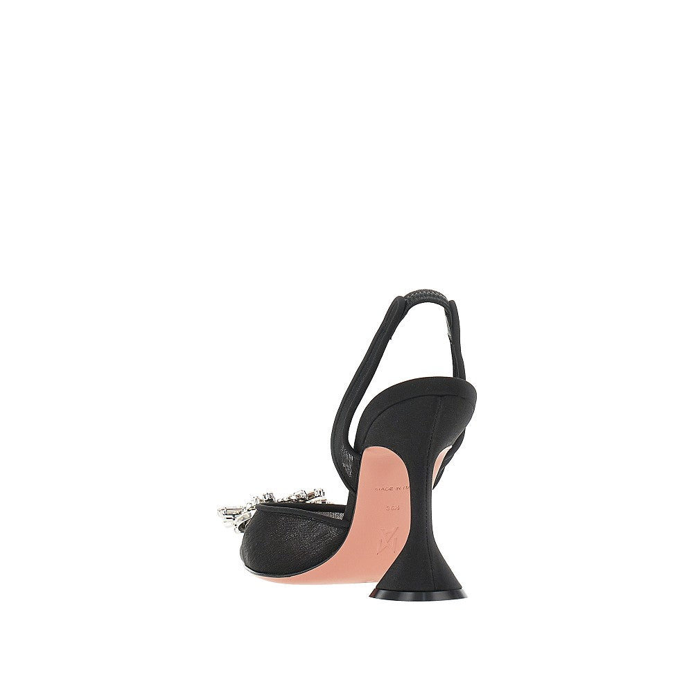 Amina Muaddi Women 'Begum Sling' Mesh Slingback Pumps AMINA MUADDI
