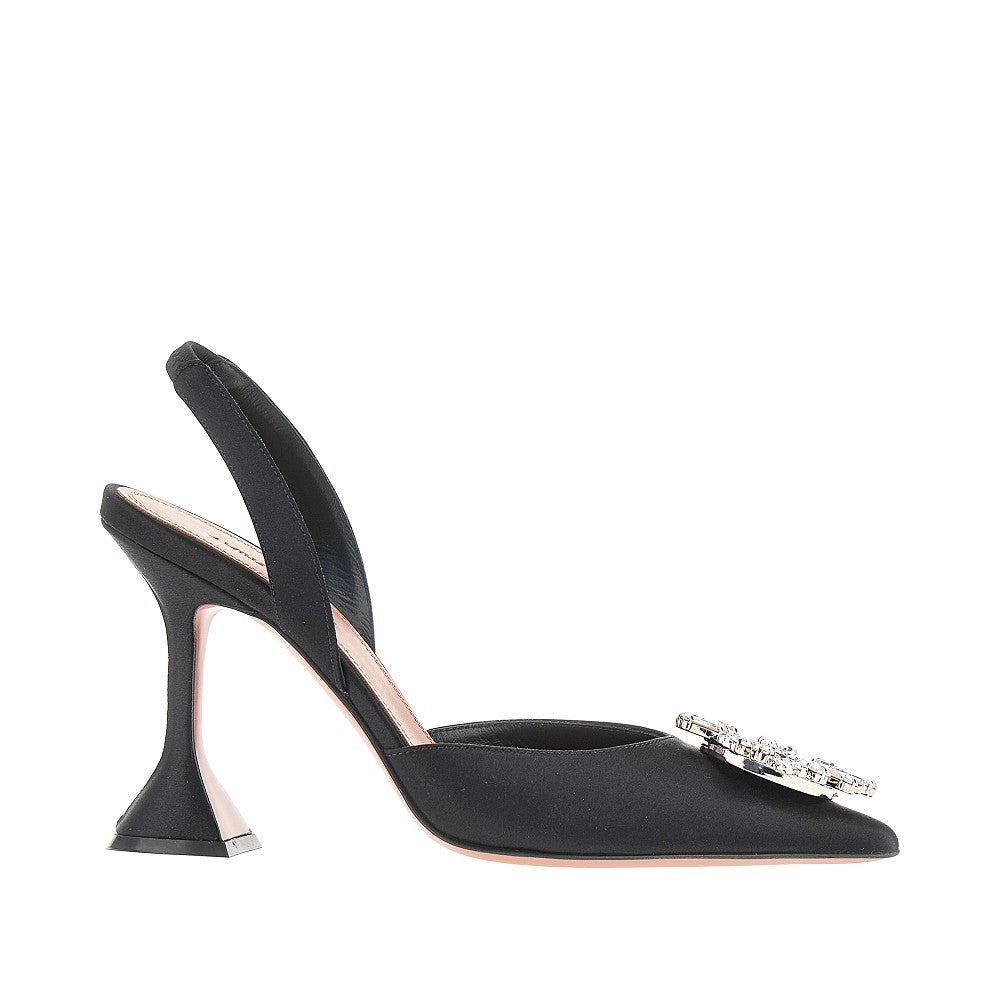 Amina Muaddi Women 'Begum Sling' Satin Slingback Pumps AMINA MUADDI