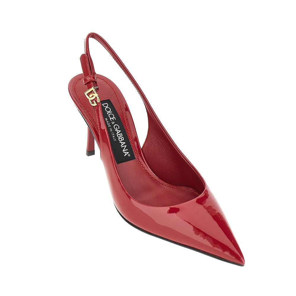 Dolce&Gabbana Women Patent Leather Slingback Pumps DOLCE & GABBANA