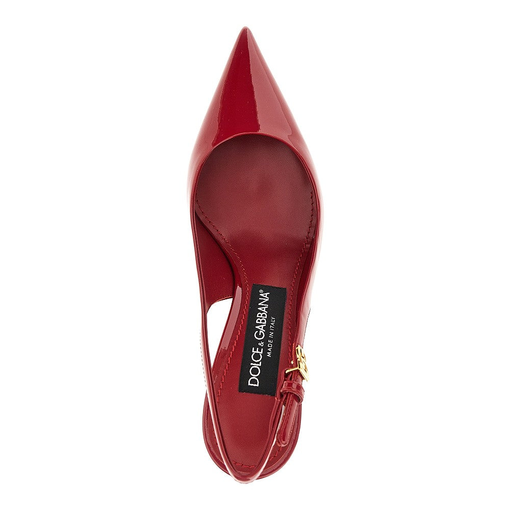 Dolce&Gabbana Women Patent Leather Slingback Pumps DOLCE & GABBANA