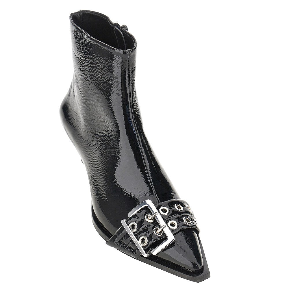 Ganni Women Faux Leather Boots GANNI