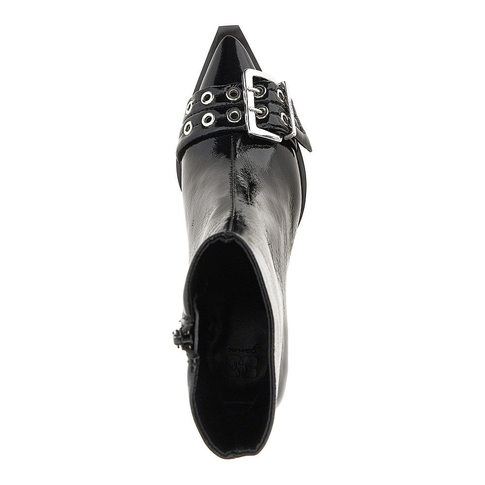 Ganni Women Faux Leather Boots GANNI