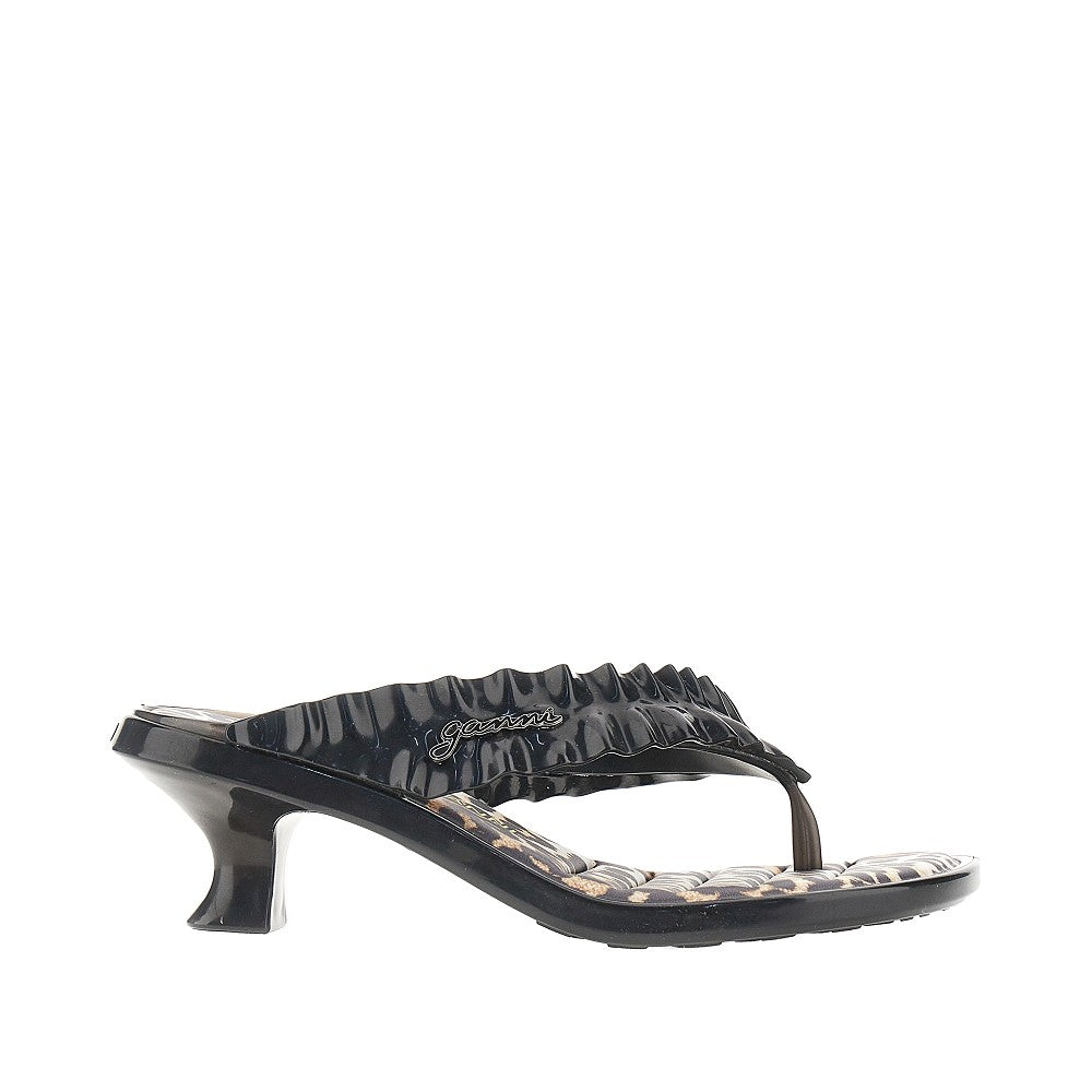 Ganni Women Ganni X Melissa Rubber Thong Heel GANNI